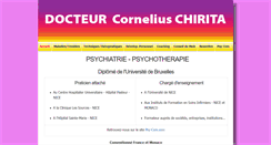 Desktop Screenshot of docteurcorneliuschirita.com